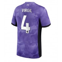 Liverpool Virgil van Dijk #4 Tredje Tröja 2023-24 Korta ärmar